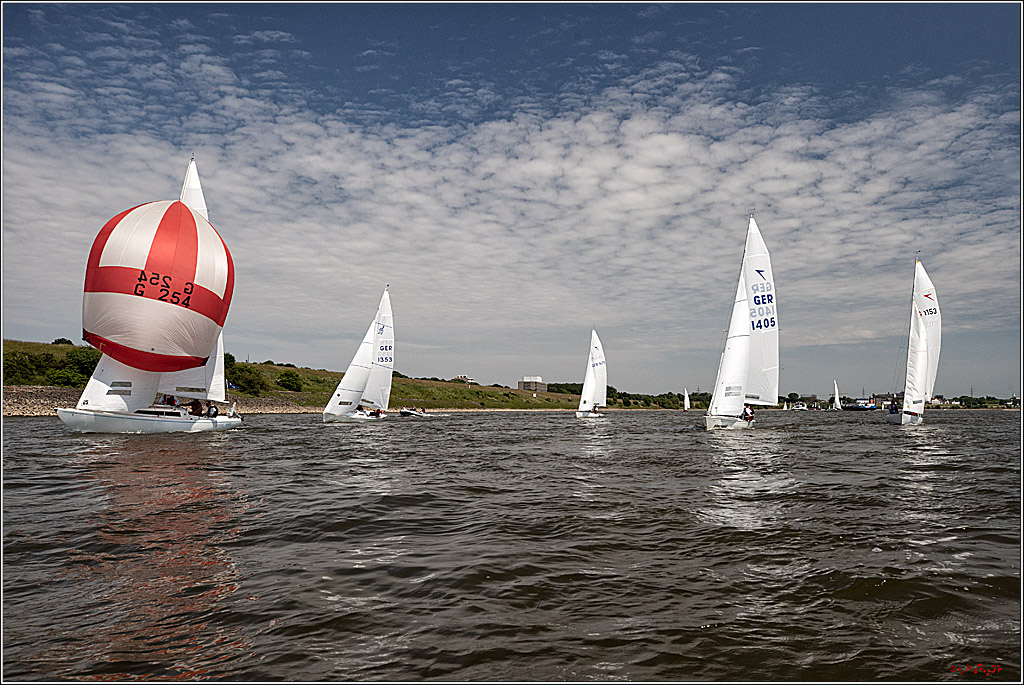 100 Jahre Rheinwoche 2022 - 4. Wettfahrt Duisburg - Wesel, 04.06.2022,